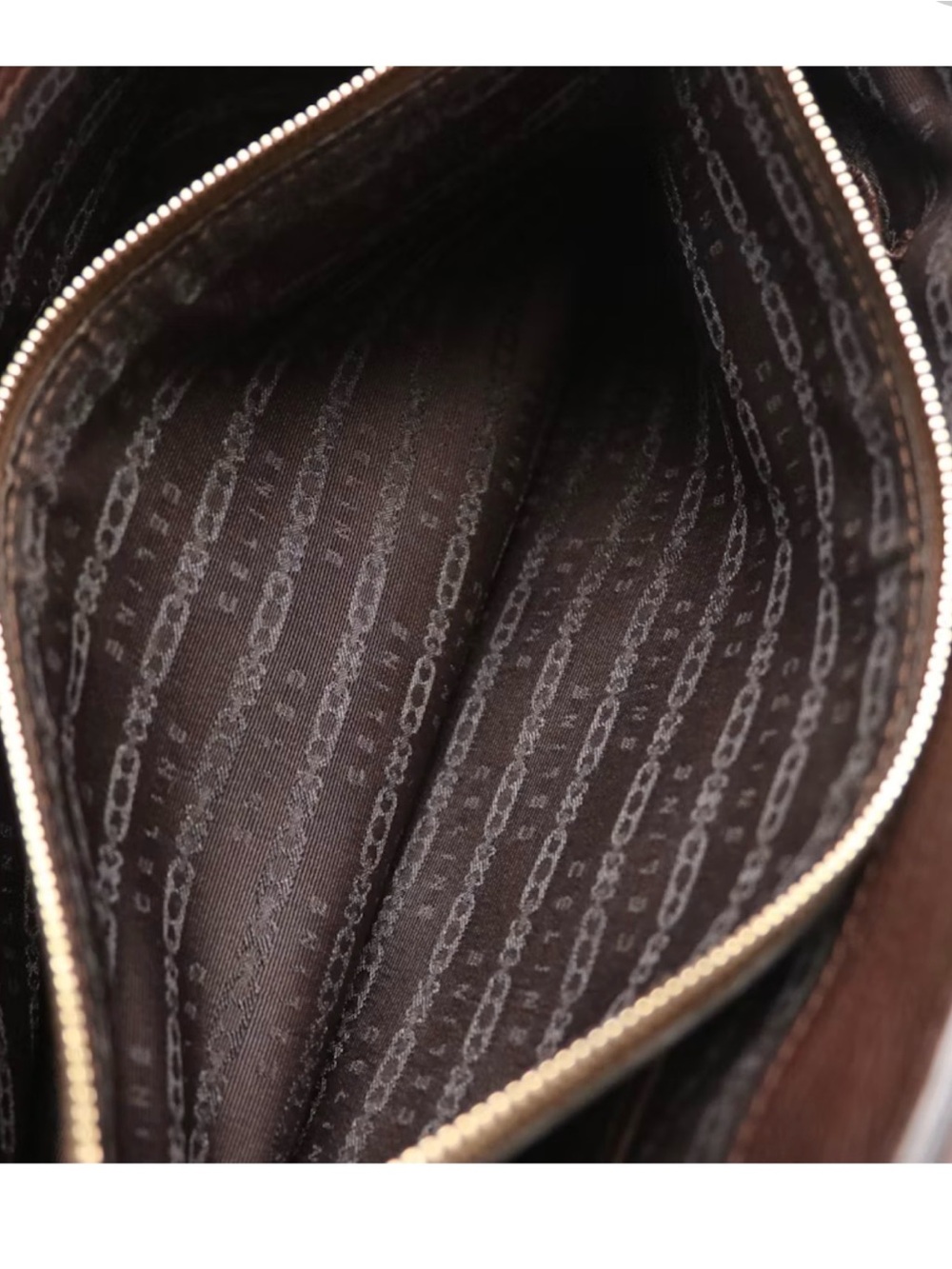 Celine Boogie Bag in Brown in Shimmery Brown Calfskin Leather - Picture 9 of 10